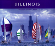 Illinois calendar with photo of sailboats and skyline