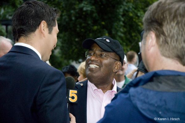 Al Roker being interviewed on NBC