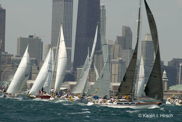 Race to Mackinac start