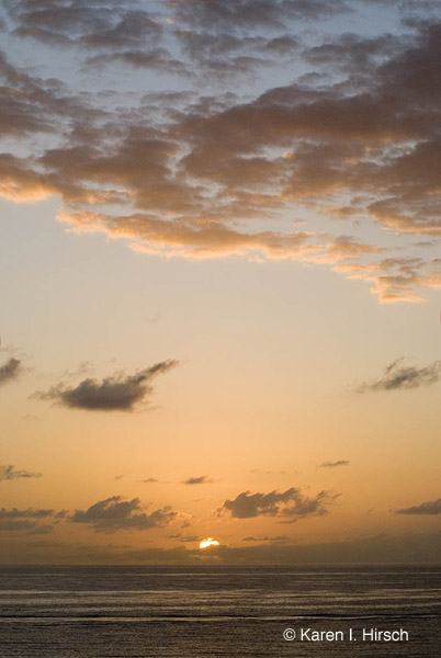 Sunrise on Atlantic ocean